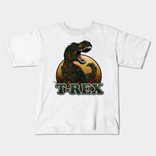 Jurassic King: T-Rex Adventure in the Desert Kids T-Shirt